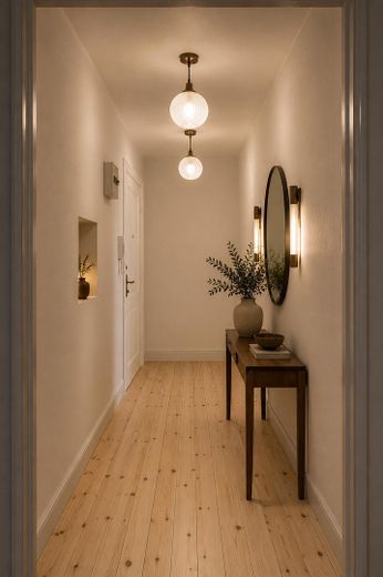 Kernsaniertes 47qm Altbauapartment mit Balkon an der Grenze Prenzlauer Berg/Pankow – Mögliche Einrichtung