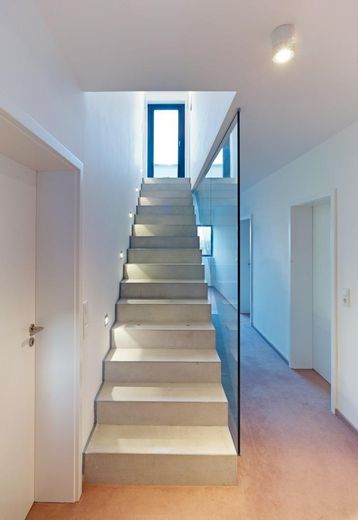 Treppe zum Staffelgeschoss