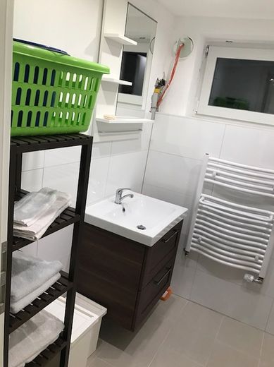 Basement Apartment im Herzen Frankfurts – Badezimmer 