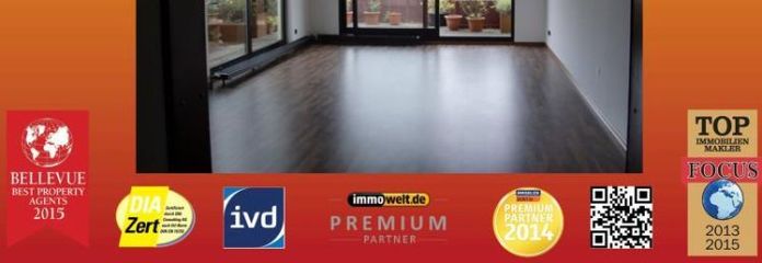 Walldorf: 3 ZKB, Penthouse, Blick über die Stadt, zentral, Video, FREI, keine K-Prov