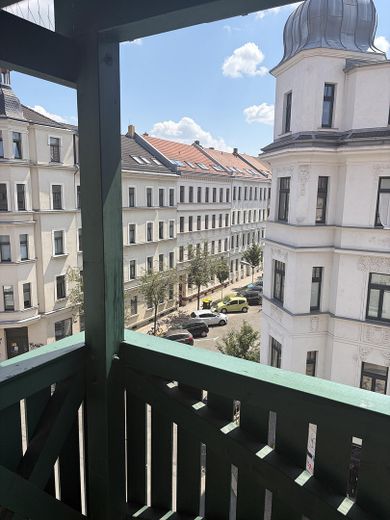 LEIPZIG STÖTTERITZ HELLE 2 Zimmer Wohnung von Privat, SOFORT BEZIEHBAR – Blick vom Balkon
