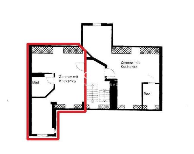 Dachgeschosswohnung mit Potenzial - Renovieren nach Ihren Vorstellungen – Grundriss