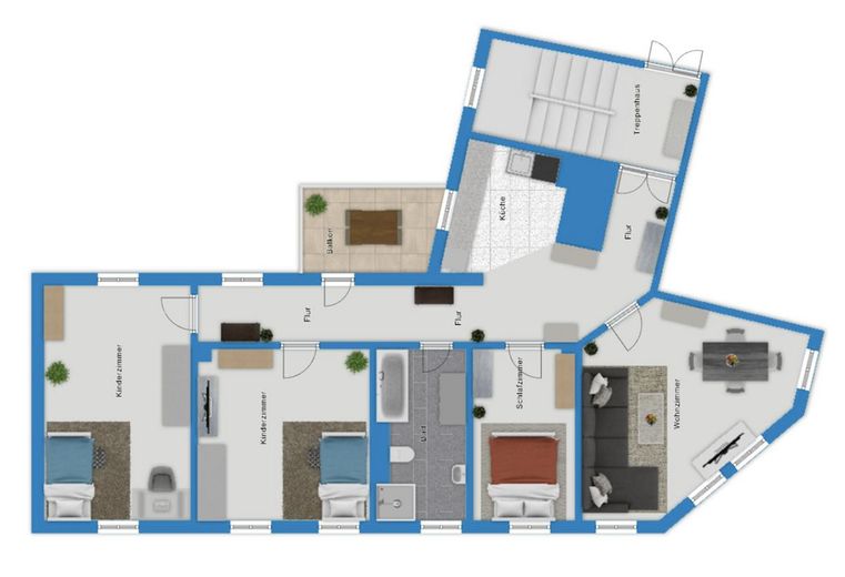 Großzügige 4-Raum-Altbauwohnung im Giebichenstein - Balkon, Stellplatz &amp; Denkmalcharme – Grundriss