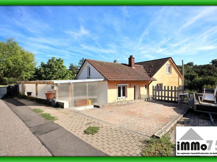 Wohnen, wo der Wein wächst: Haus mit überdachter Terrasse direkt an den Weinbergen – Foto 1