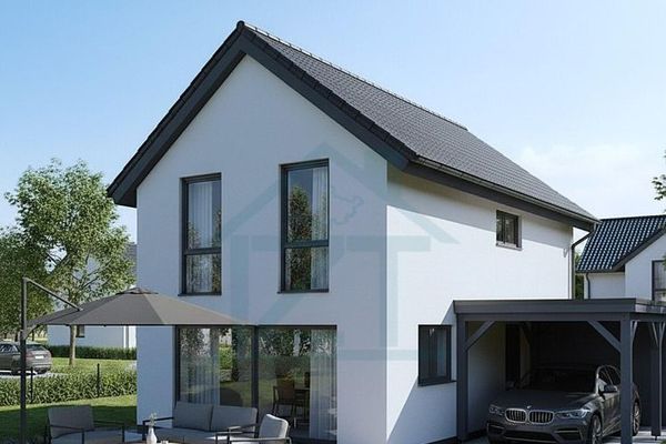 Casa unifamiliare di nuova costruzione con 112 m² di superficie abitabile, incluso terreno di 523 m² a Öttersdorf presso Schleiz