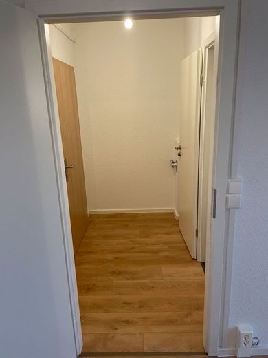 Blick zum Flur und Eingangstür