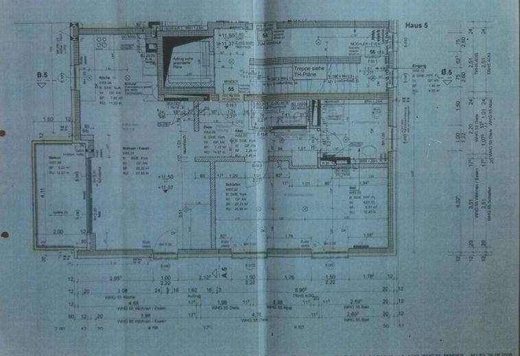 Charmante 2-Zimmer-Wohnung mit Balkon, 2xTG-Stellplätzen und Ausbaupotenzial in Nürnberg-Wöhrd – Grundriss nach Änderungen