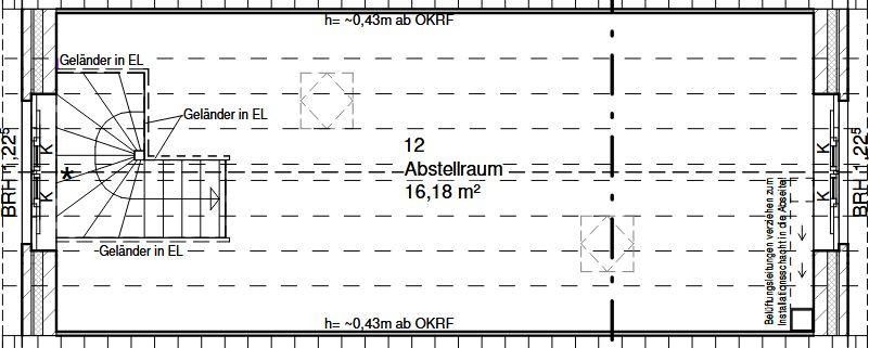 Grundriss Spitzboden