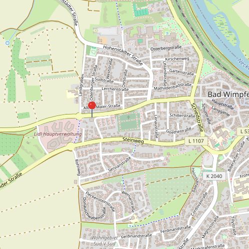 Charmante Wohnung in historischer Kurstadt - FALC Immobilien Heilbronn – Lage