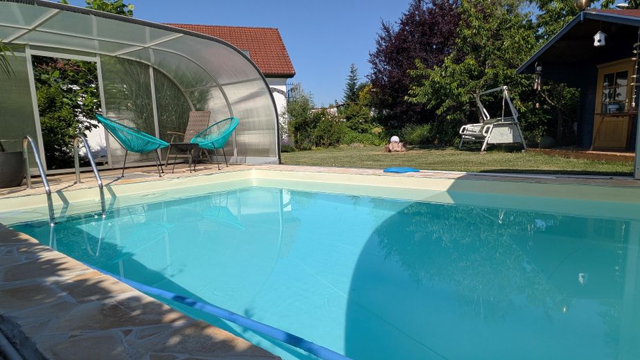 Baubiologischer, moderner Wohntraum in Top-Lage  · Chemnitz - Glösa-Draisdorf – Ansicht Pool 1