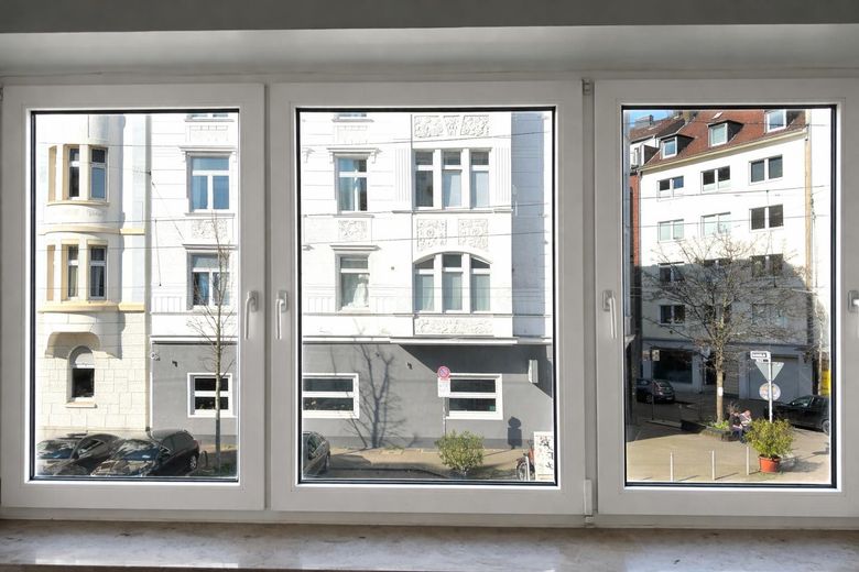 Blick durchs Fenster