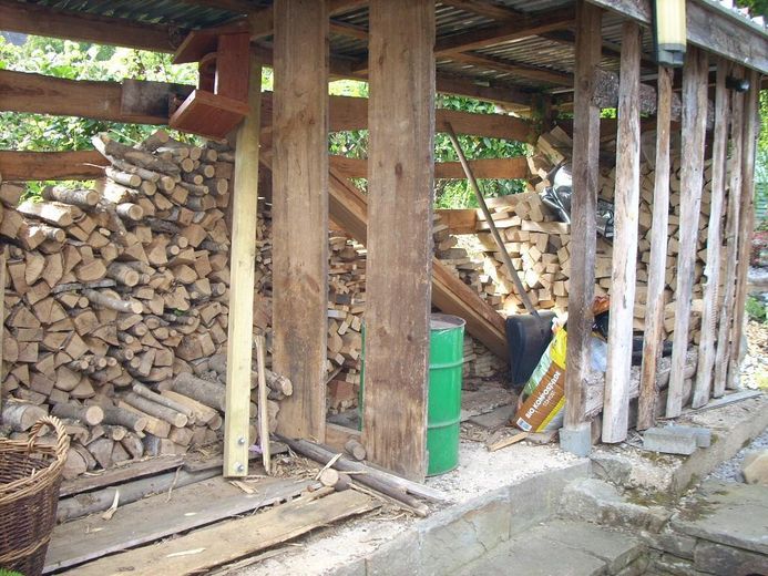 Einzigartige Lage! Freistehendes Einfamilienhaus am Waldesrand – Kaminholzlager