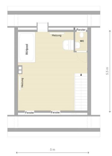 Fundstück: Schönes, sehr individuelles Reihenmittelhaus für Pärchen – DG 1