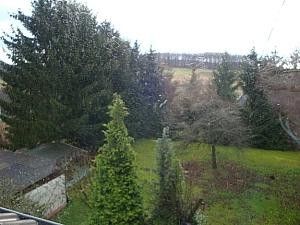 Wohnen im Grünen – Ausblick Richtung Süden.