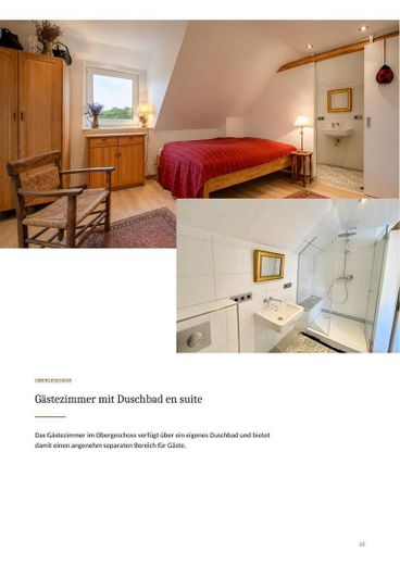 Ein Zuhause mit Charakter – Gästezimmer mit Duschbad 