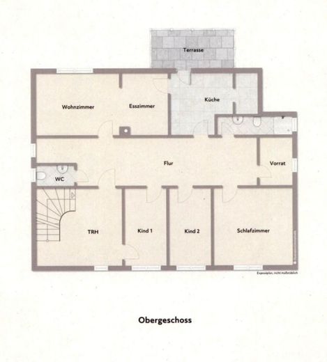 Mehrfamilienhaus mit Südlage und traumhaftem Ausblick – Grundriss OG