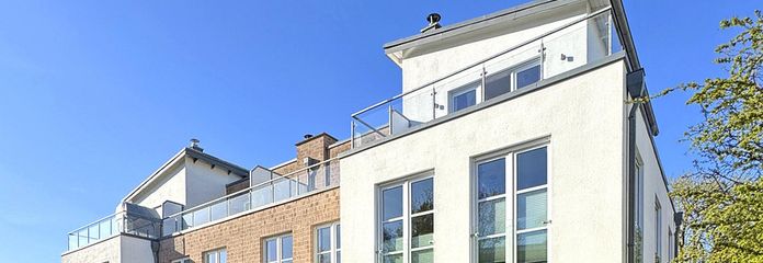 Townhouse Blankenese – Haus und Garten Südseite
