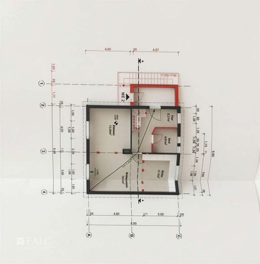 Rohdiamant in Top-Lage! Zwei Wohneinheiten in direkter Nordseelage - Projekt zur Fertigstellung – Grundriss Maisonette Wohnung DG - (KI generiert)