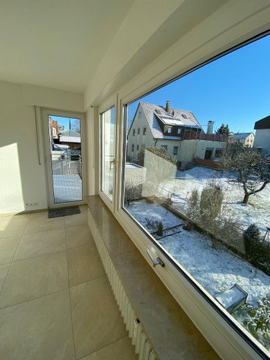 Blick aus dem Wohnzimmer