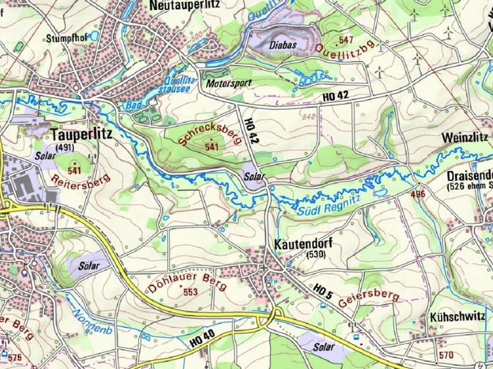 Baugrundstück im Gewerbegebiet in Döhlau - ca. 3.926 m² - direkter Anschluss an B15 und A93 – फोटो 1