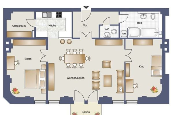 *Anlageobjekt - Exklusive 3 Raum WE in Dresden*Balkon*
*kernsaniert*Stellplatz*
*provisionsfrei*