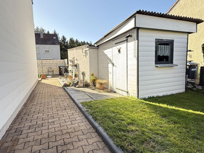 ***Curata casa bifamiliare ai margini del centro abitato di Illerberg*** – Garten
