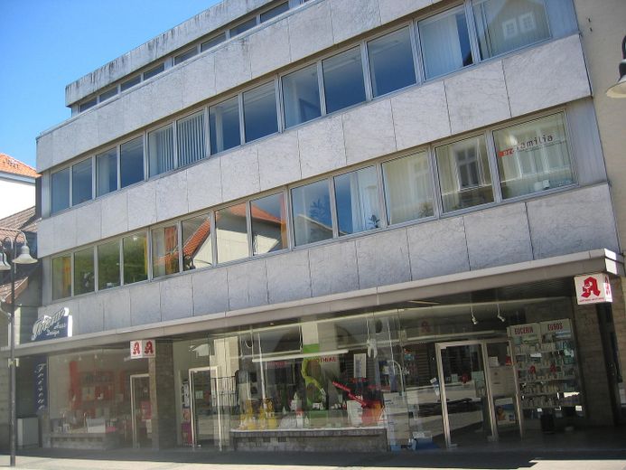 Helle Büroräume in der Innenstadt Detmold – Hausansicht