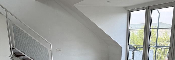 Wohnzimmer mit Aufgang