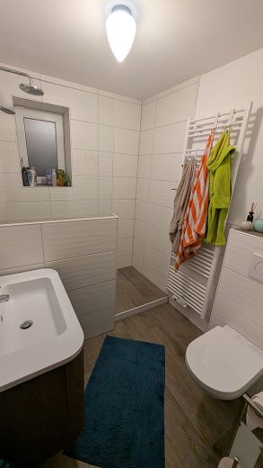 Acogedora vivienda antigua con mucho espacio para la familia y un gran jardín – 1.OG - Duschbad