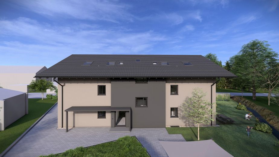 Oben wohnen, großzügig leben – 4-Zimmer-Wohnung mit XL-Dachterrasse – Ansicht - Nord