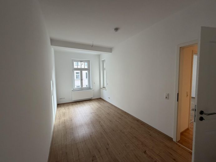 Schlafzimmer mit Erker