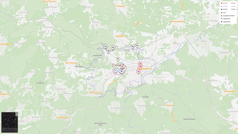 Über den Dächern der Stadt - Ausblick und Platz – Site plan (macro)