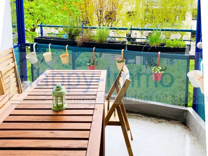 ruhige Innenhoflage / West-Balkon / EBK / weißes Bad / 2 Zi ETW im 3. OG – Foto 1