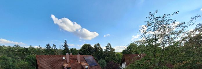 Ausblick vom Balkon