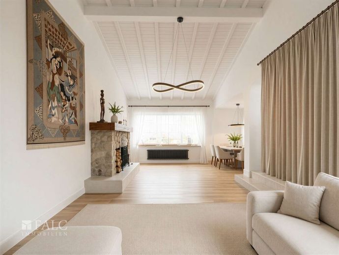 Familienidylle in Groß-Gerau - ein Zuhause mit Garten, Pool &amp; viel Platz – Wohnzimmer Gestaltungsvorschlag