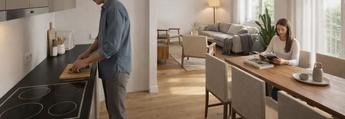 Offener Wohn-/Essbereich