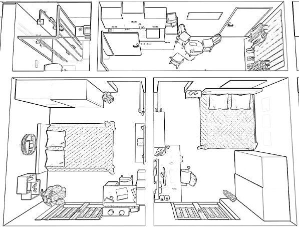 NEUBAU-STUDENTENAPPARTMENT ALS SOLIDE KAPITALANLAGE IN SAARBRÜCKEN – Grundriss 2-ZKB-WHG r