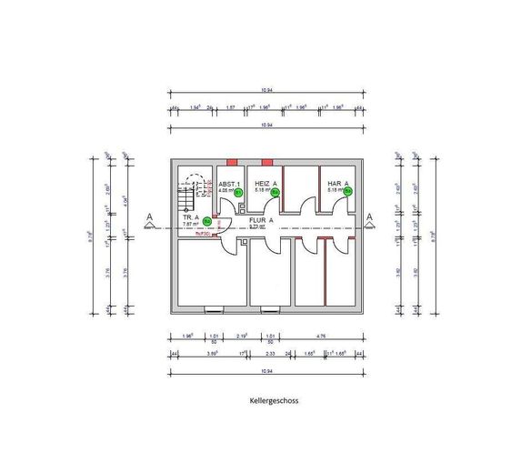 Modernes Wohnen in Nottuln/Appelhülsen - Neubau-/ Sanierungsprojekt - Erdgeschoss - Nr.1 – Haus 17 Kellergeschoss