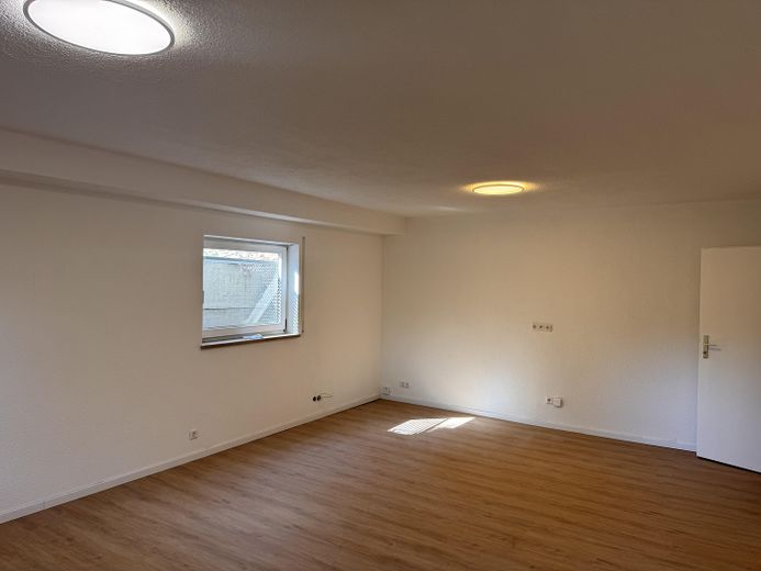 First occupancy after renovation: garden-level apartment with terrace and sauna – Küchenbereich im Wohnzimmer