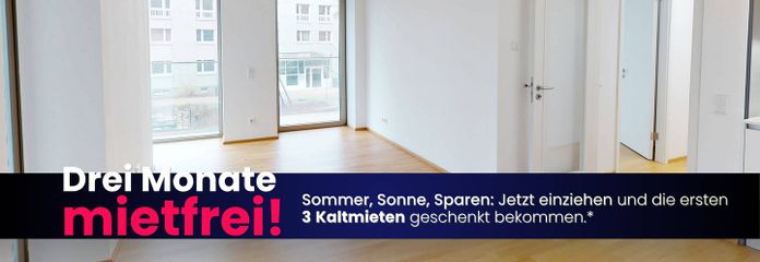 Zentral gelegene 3-Zimmer-Neubauwohnung mit BALKON und EBK im Nordwesten von Friedrichshain – Ansicht I: Wohn- und Esszimme…