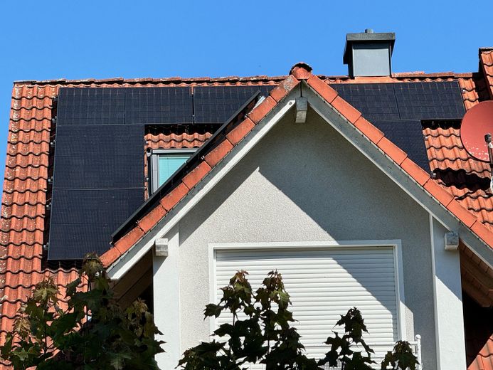 Teil der Solaranlage