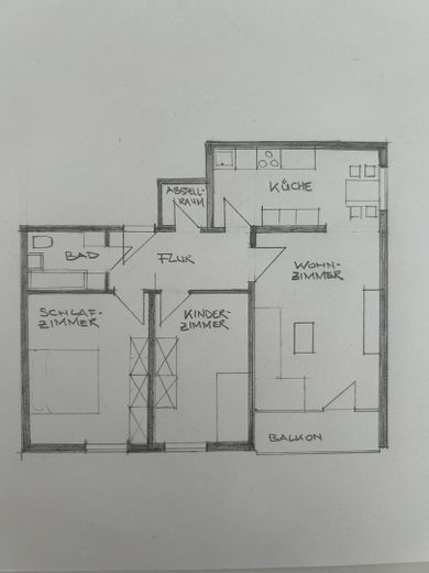 3-Zimmer-Wohnung in ruhiger Lage mit Weitblick – Foto 13