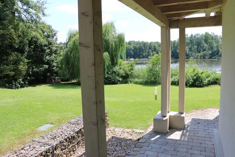Maisonette - Wohnung am Möllensee – Terrasse seitlich unten