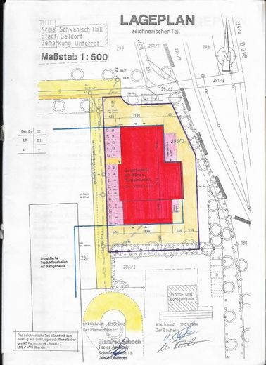 repräsentative Büro- und Praxisfläche – Lageplan Steinbeisstr. 6-8