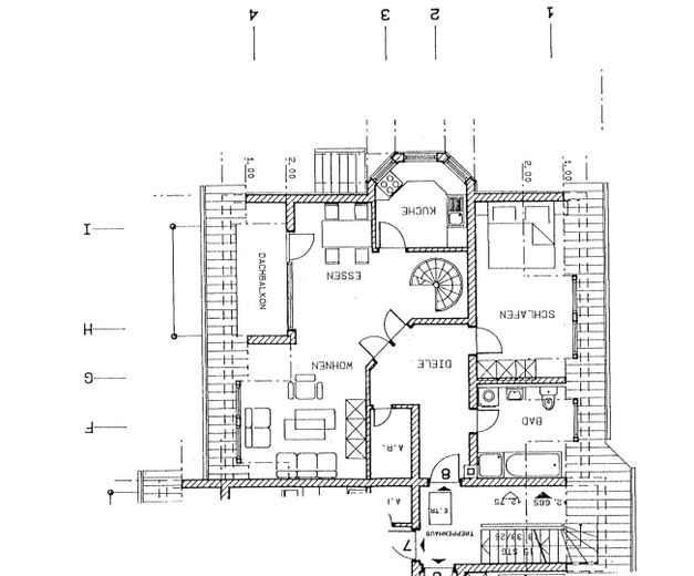 Obergeschoss der Wohnung