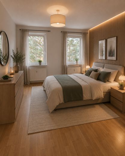Familienfreundliche 4-Zimmer-Maisonettewohnung mit Terrasse in Berlin-Johannisthal – Elternschlafzimmer