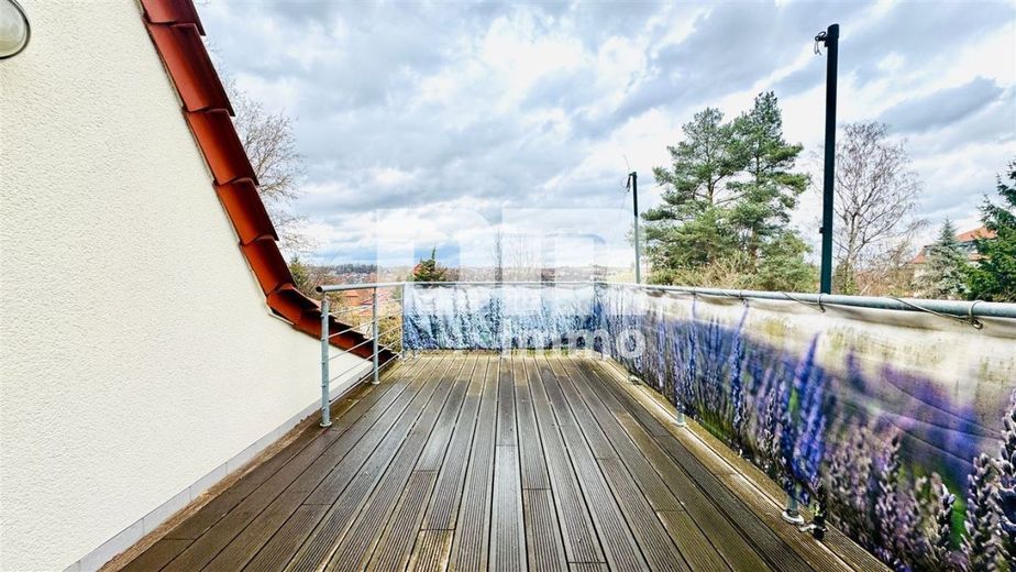 (R)eserviert!Modernisierte 1 bis 2 Familien Stadtvilla mit Maisonettewohnung in Traumlage – OG Maisonette Balkon / Dachterrasse Panoramablick