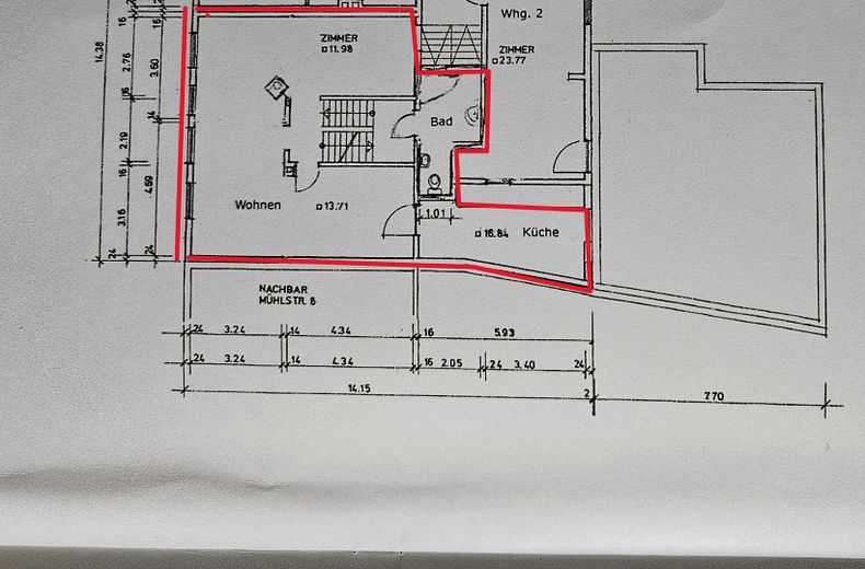 Apartamento dúplex de 4,5 habitaciones en el Kurpark de Schlangenbad – Erd- und Zwischengeschoss