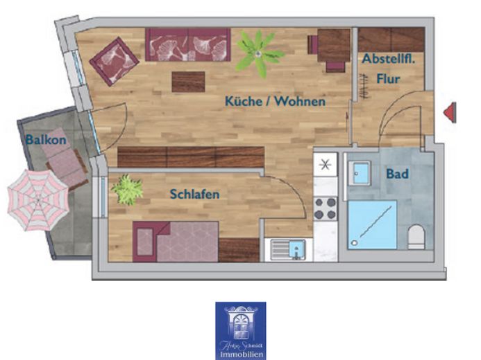 Gemütliche und hochwertige Neubauwohnung mit Balkon, EBK und Fußbodenheizung! – फोटो 1