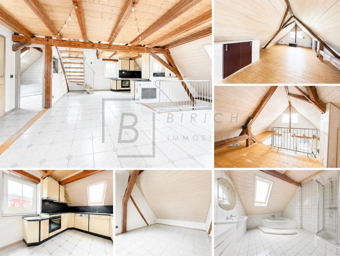 Galeriewohnung im Fachwerkstil - 5 Zimmer mit Loftcharakter &amp; 2 Stellplätzen – Ansicht Woohnung